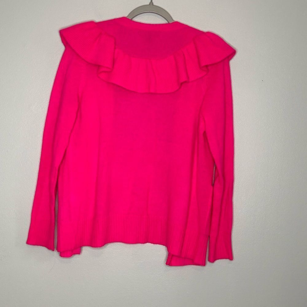 Charter Club Cashmere Ruffle Cardigan - Picture 3 of 3